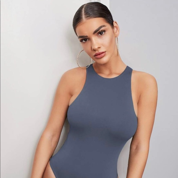 SHEIN Sleeveless Tank Bodysuit - Picture 1 of 4